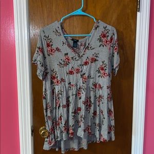 Rue21 plus peplum tee